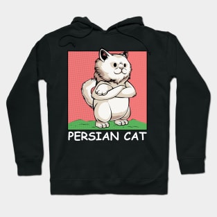 Persian Cat - Cute Cartoon Cat Comic Cats Hoodie